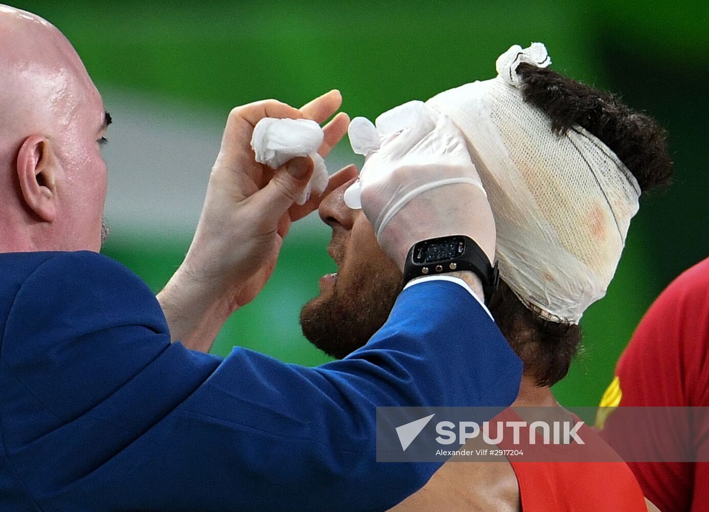 2016 Summer Olympics. Freestyle wrestling. Men. Day One