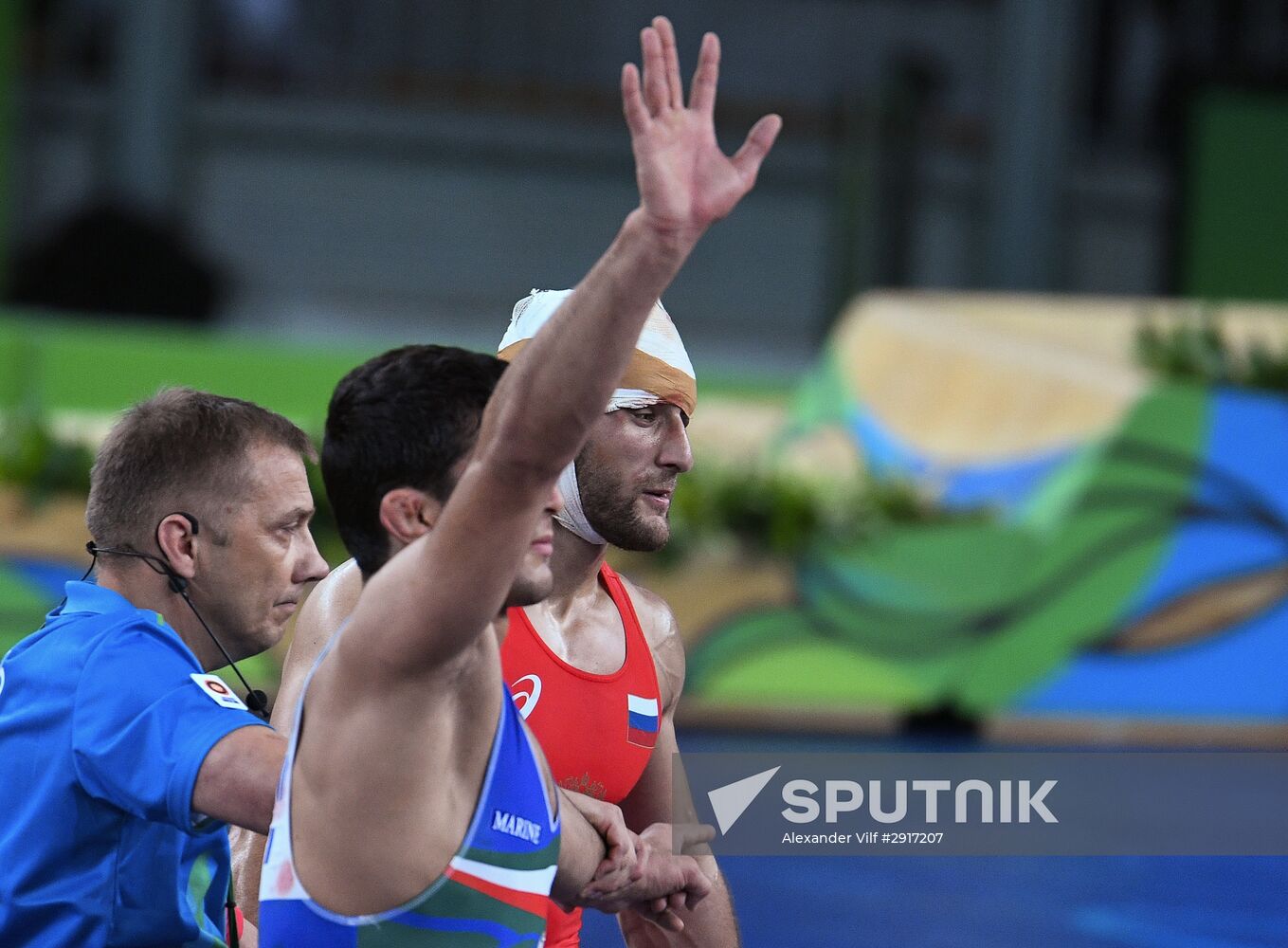Summer Olympics 2016. Men's freestyle wrestling
