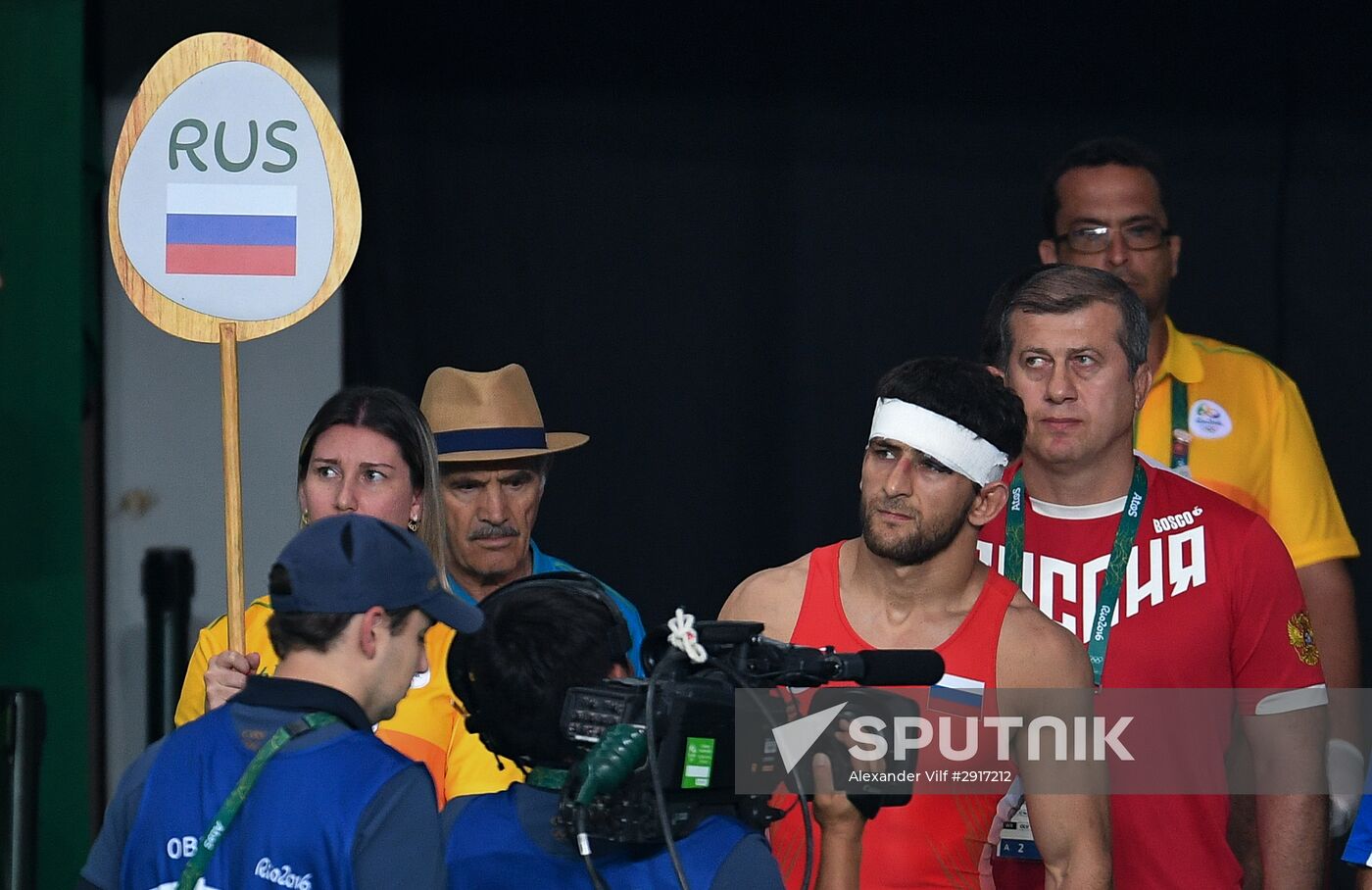 2016 Summer Olympics. Freestyle wrestling. Men. Day One
