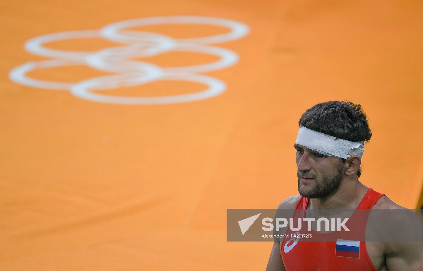 Summer Olympics 2016. Men's freestyle wrestling. Day 1
