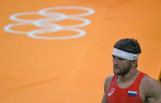 Summer Olympics 2016. Men's freestyle wrestling. Day 1