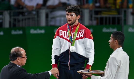 Summer Olympics 2016. Men's freestyle wrestling. Day 1