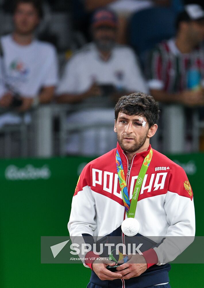 Summer Olympics 2016. Men's freestyle wrestling. Day 1