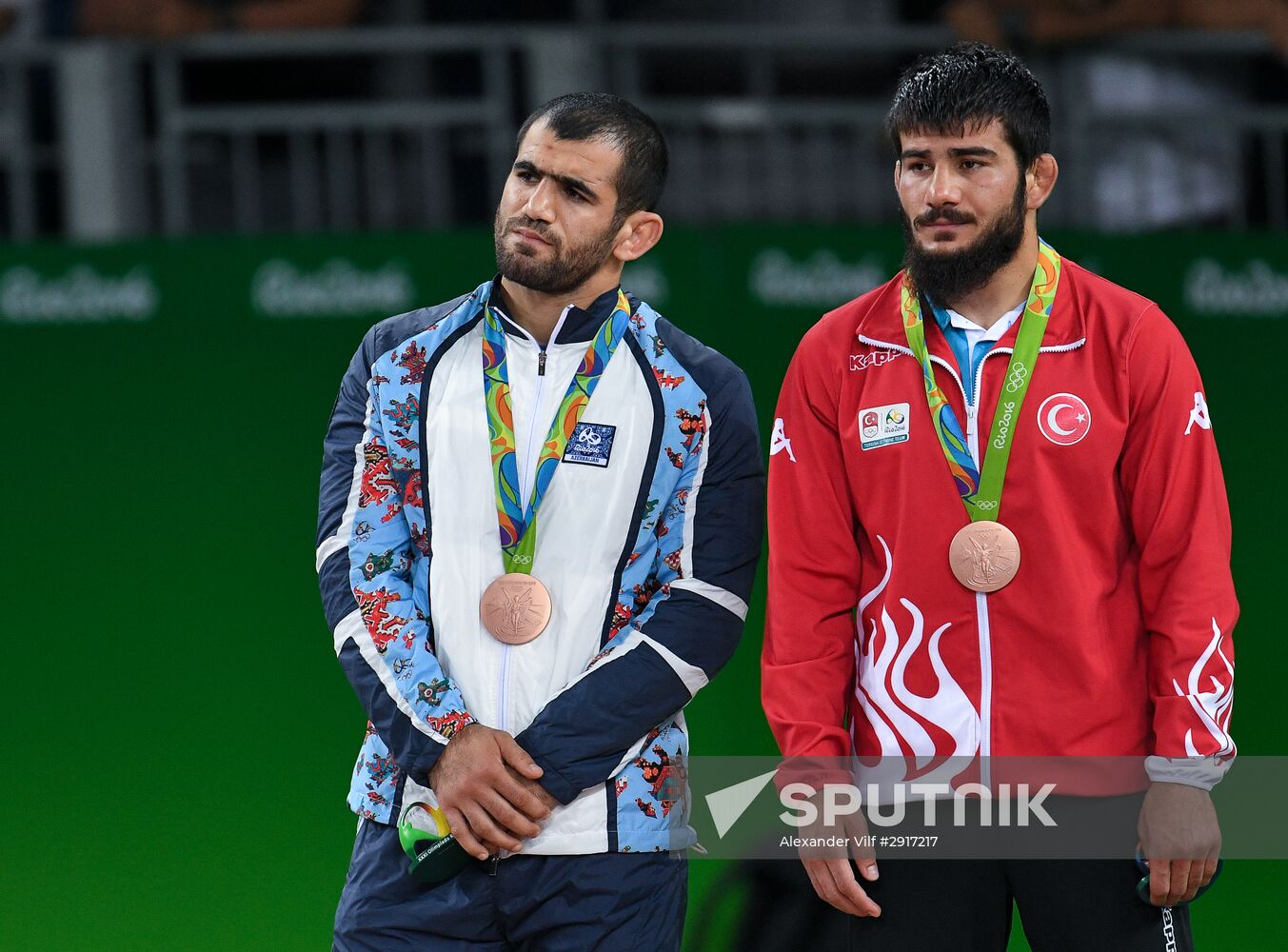 Summer Olympics 2016. Men's freestyle wrestling. Day 1