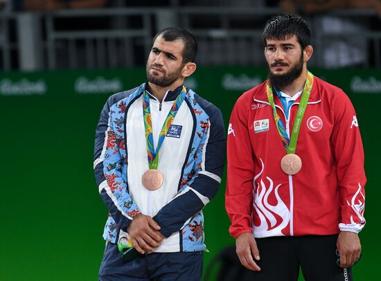 Summer Olympics 2016. Men's freestyle wrestling. Day 1