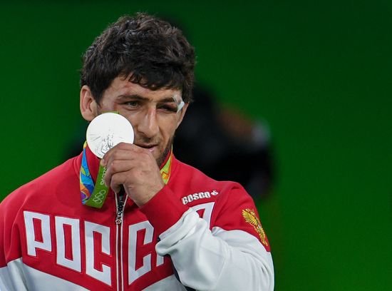 Summer Olympics 2016. Men's freestyle wrestling. Day 1