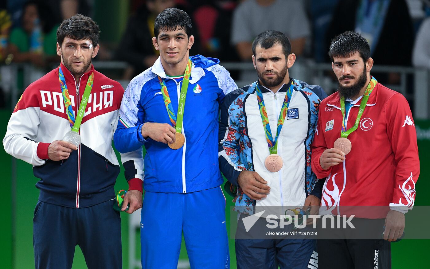 Summer Olympics 2016. Men's freestyle wrestling. Day 1