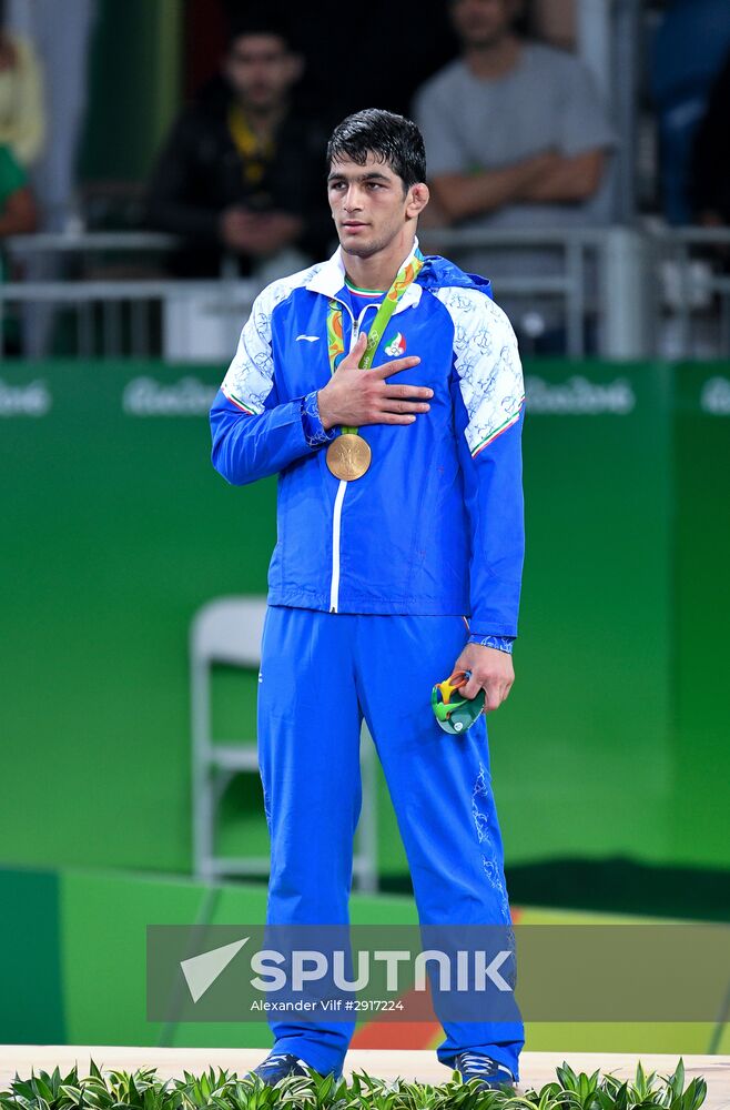 2016 Summer Olympics. Freestyle wrestling. Men. Day One