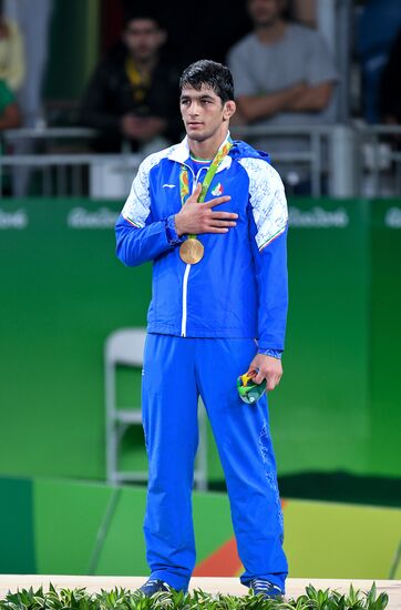 2016 Summer Olympics. Freestyle wrestling. Men. Day One