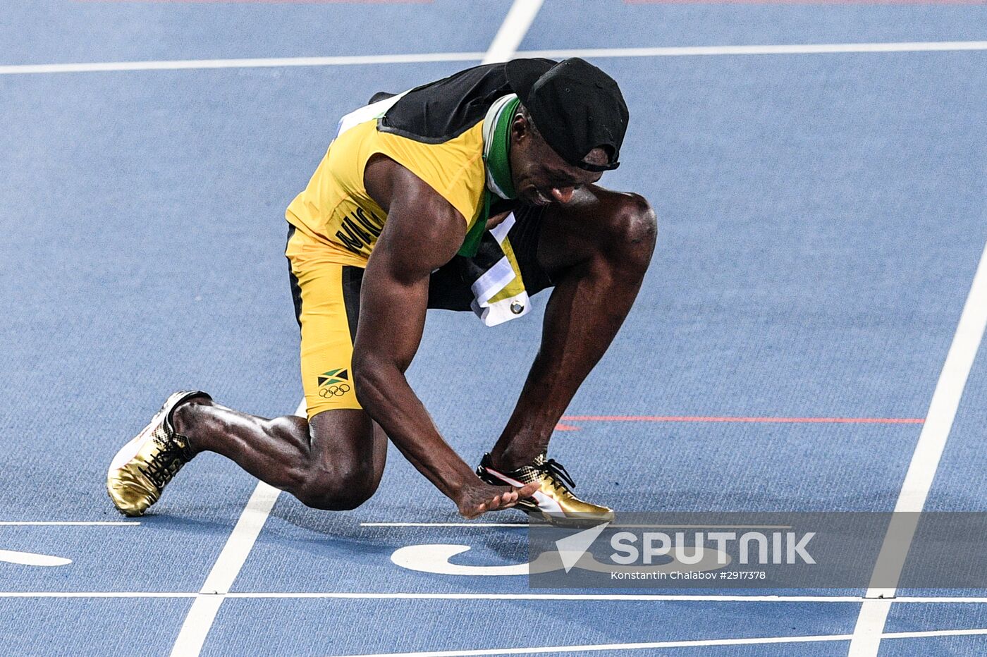 2016 Summer Olympics. Athletics. Men. 4×100m relay