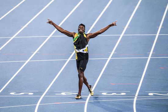 2016 Summer Olympics. Athletics. Men. 4×100m relay