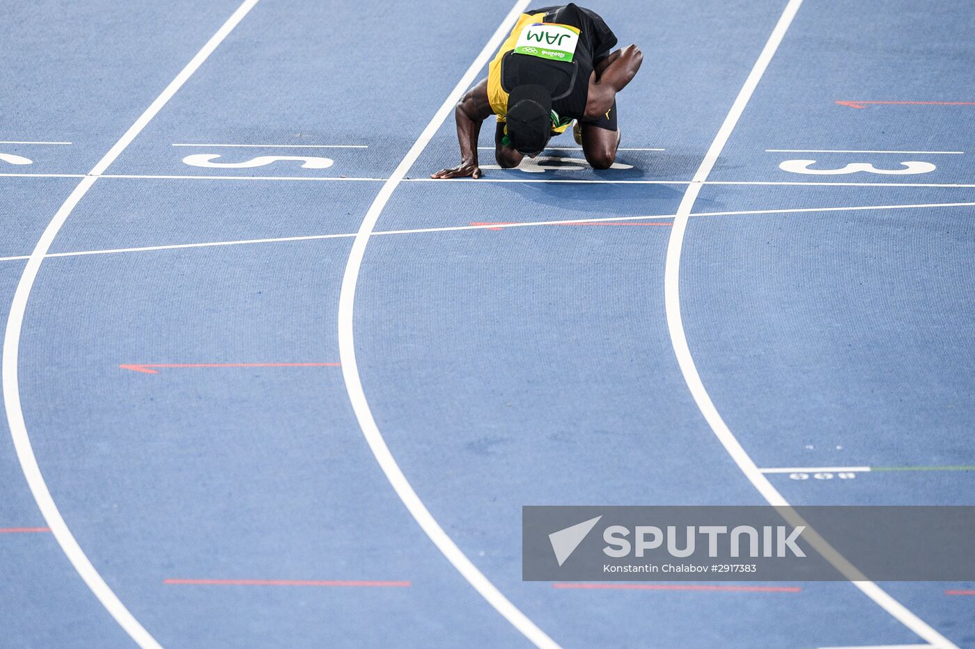 2016 Summer Olympics. Athletics. Men. 4×100m relay