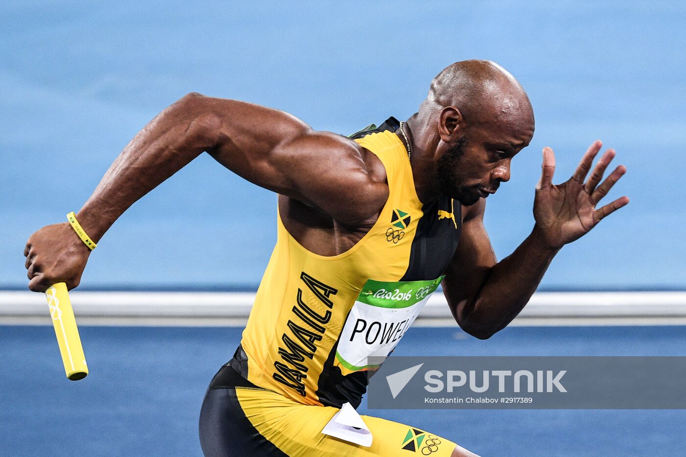 2016 Summer Olympics. Athletics. Men. 4×100m relay