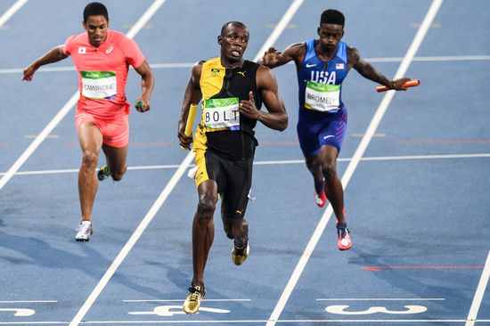 2016 Summer Olympics. Athletics. Men. 4×100m relay