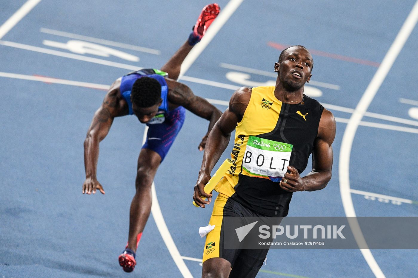 2016 Summer Olympics. Athletics. Men. 4×100m relay