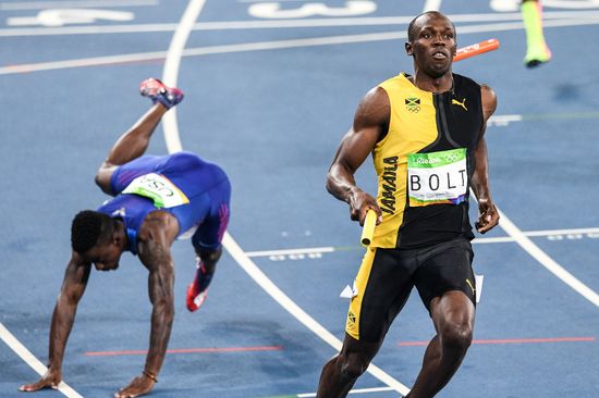 2016 Summer Olympics. Athletics. Men. 4×100m relay