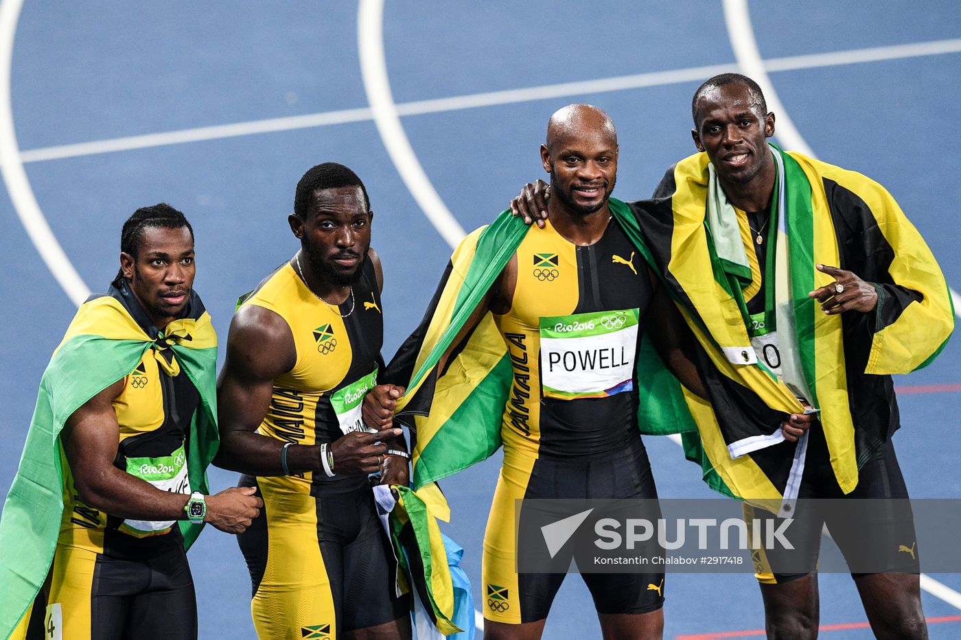 2016 Summer Olympics. Athletics. Men. 4×100m relay
