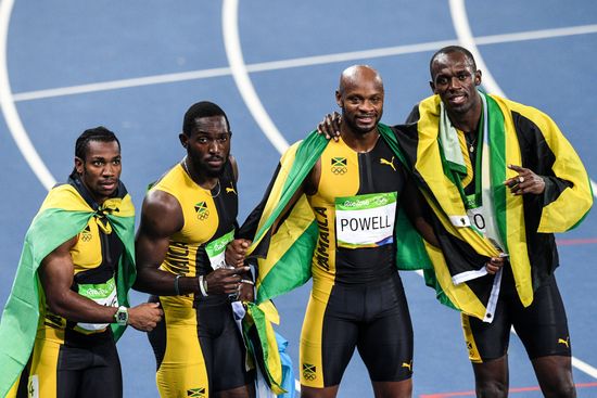 2016 Summer Olympics. Athletics. Men. 4×100m relay