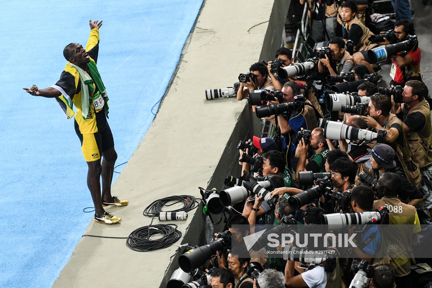 2016 Summer Olympics. Athletics. Men. 4×100m relay