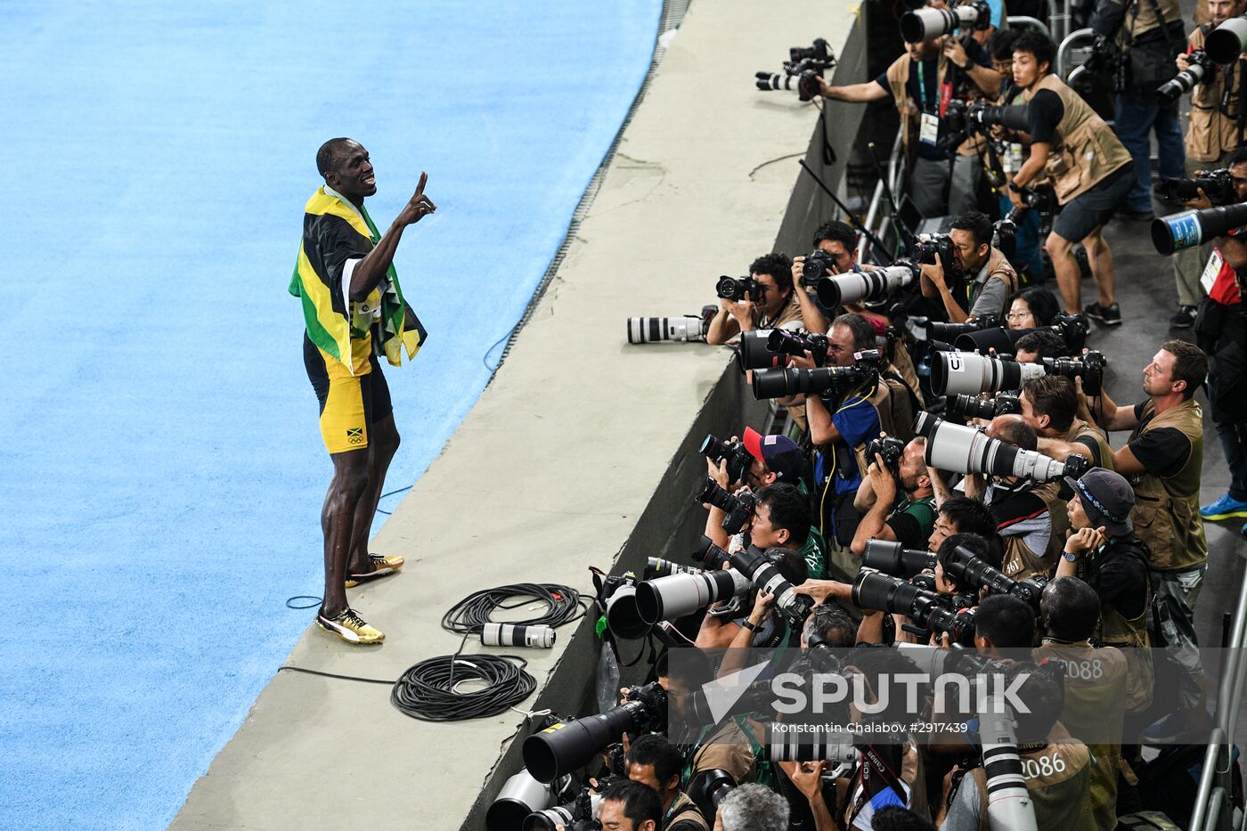 2016 Summer Olympics. Athletics. Men. 4×100m relay