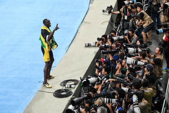 2016 Summer Olympics. Athletics. Men. 4×100m relay