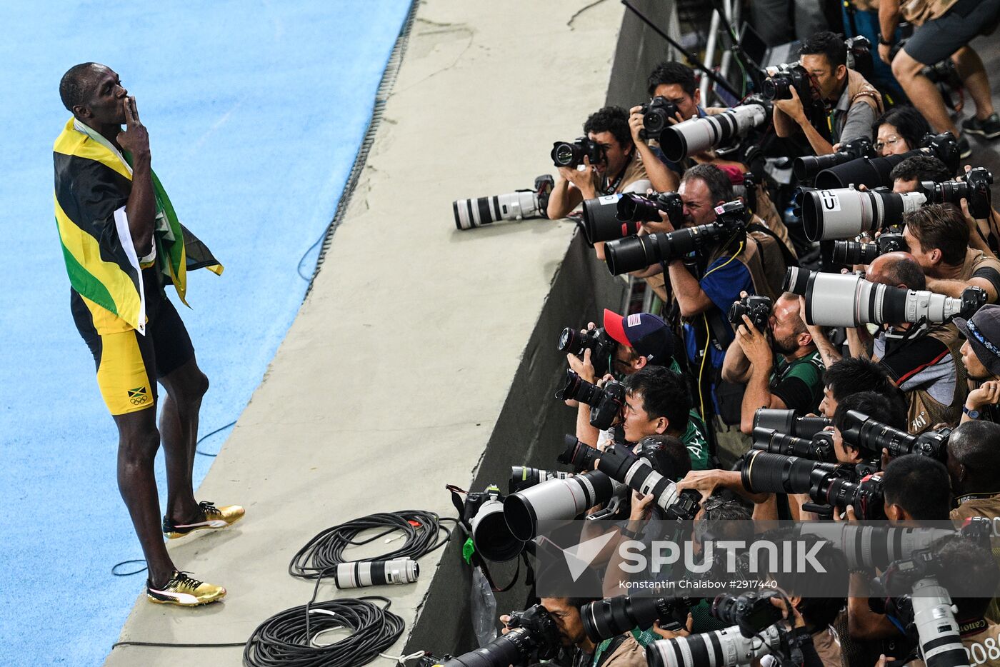 2016 Summer Olympics. Athletics. Men. 4×100m relay