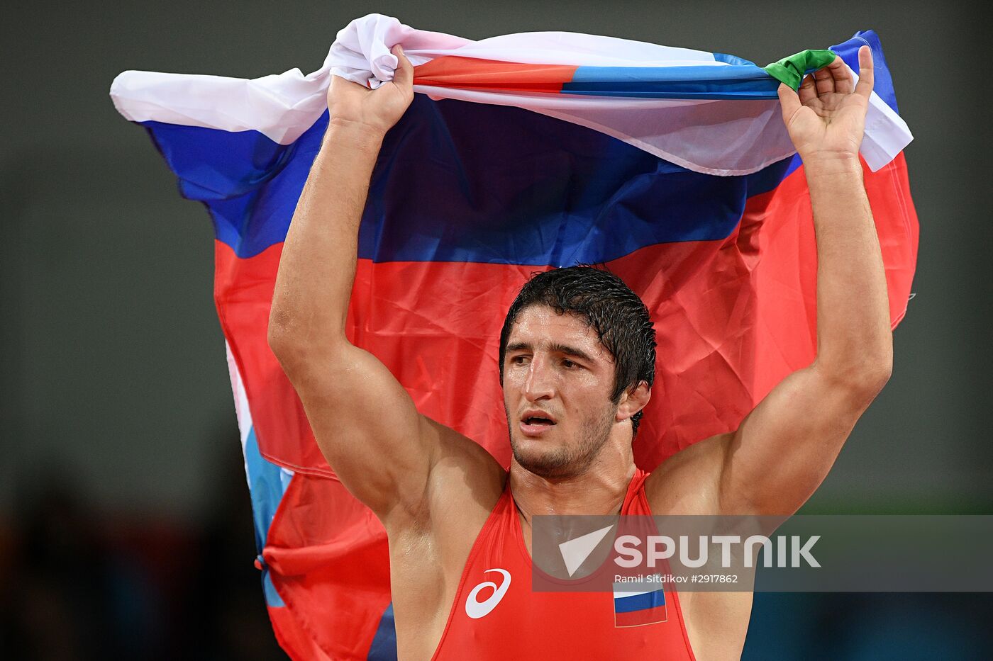 2016 Summer Olympics. Freestyle wrestling. Men. Day Two