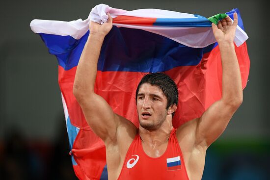 2016 Summer Olympics. Freestyle wrestling. Men. Day Two