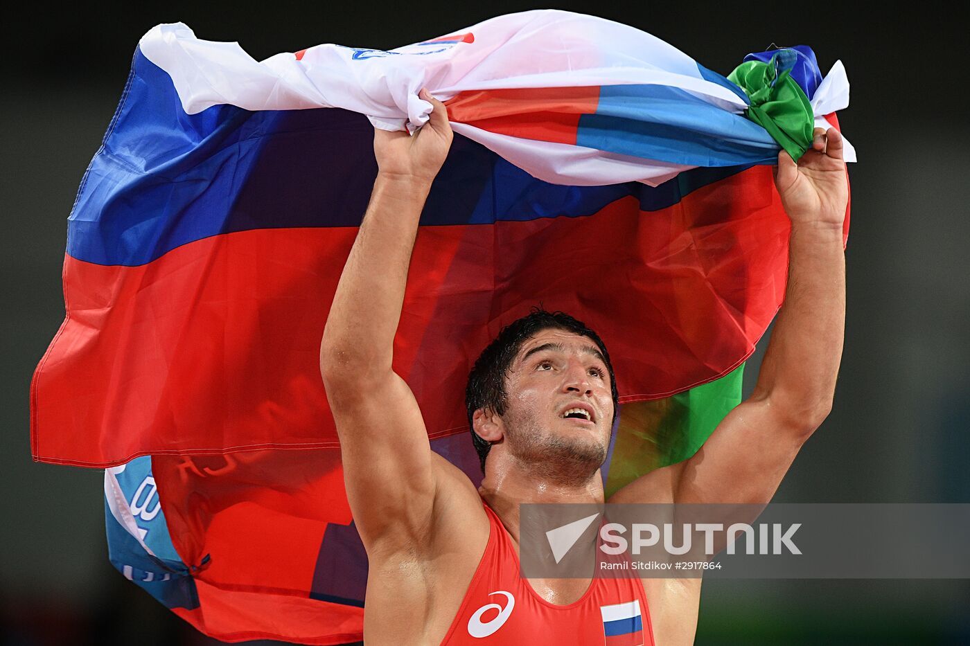 2016 Summer Olympics. Freestyle wrestling. Men. Day Two