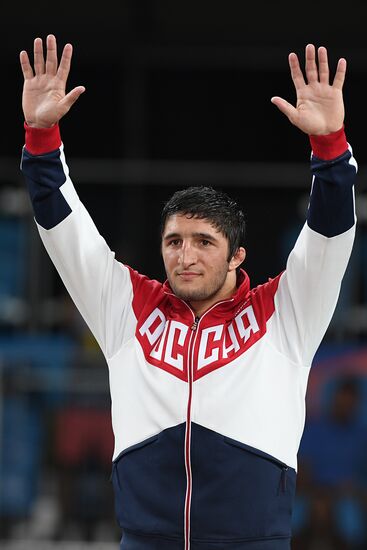 2016 Summer Olympics. Freestyle wrestling. Men. Day Two
