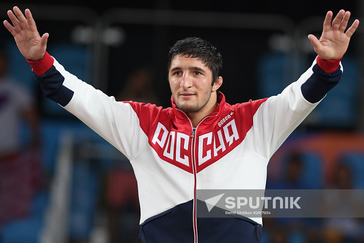 2016 Summer Olympics. Freestyle wrestling. Men. Day Two