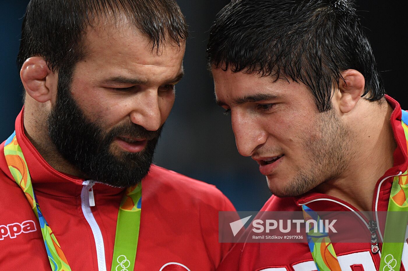2016 Summer Olympics. Freestyle wrestling. Men. Day Two