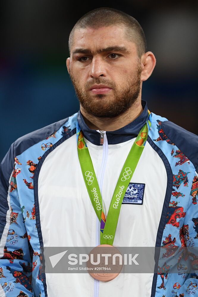 2016 Summer Olympics. Freestyle wrestling. Men. Day Two