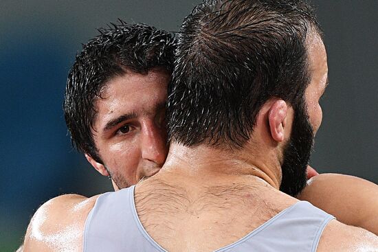 2016 Summer Olympics. Freestyle wrestling. Men. Day Two