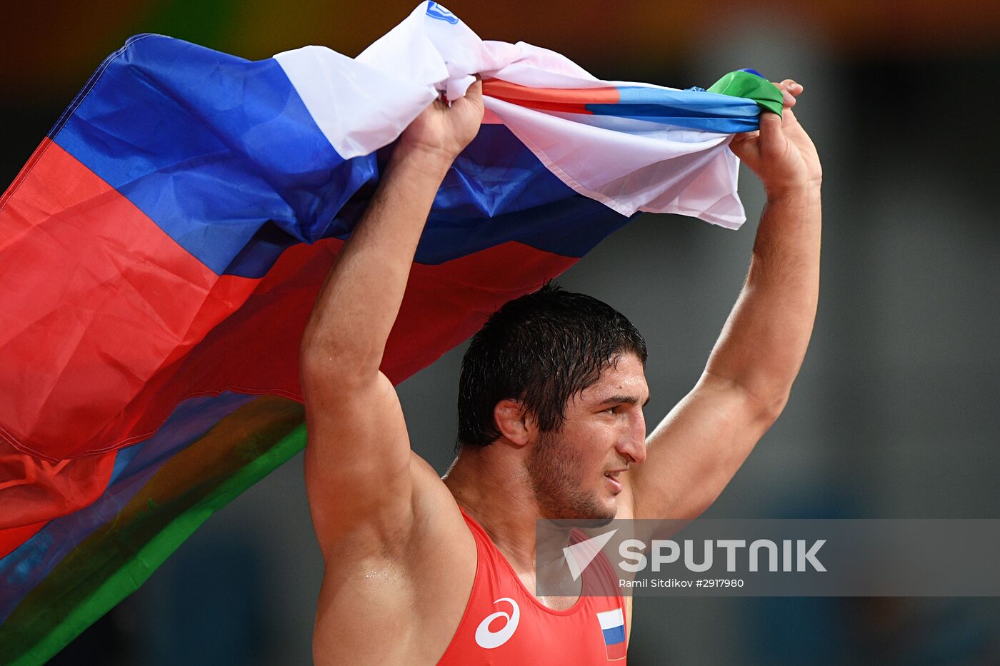 2016 Summer Olympics. Freestyle wrestling. Men. Day Two