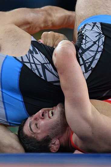 2016 Summer Olympics. Freestyle wrestling. Men. Day Two
