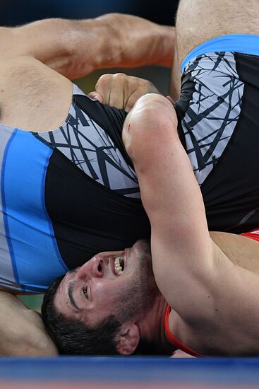 2016 Summer Olympics. Freestyle wrestling. Men. Day Two