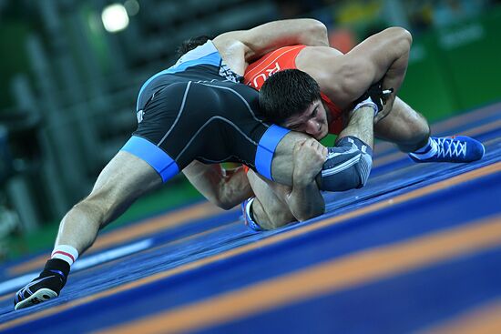 2016 Summer Olympics. Freestyle wrestling. Men. Day Two