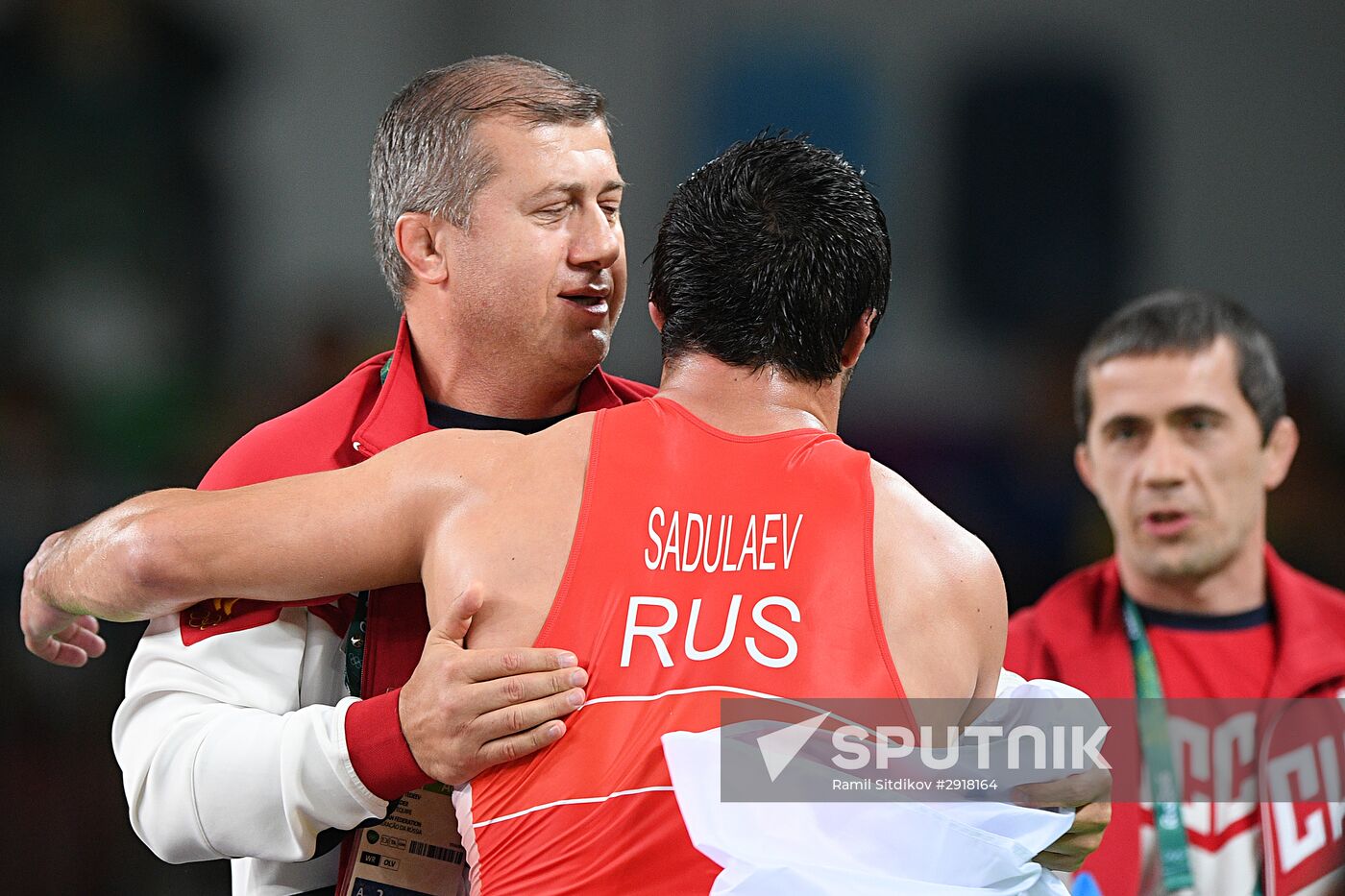 2016 Summer Olympics. Freestyle wrestling. Men. Day Two