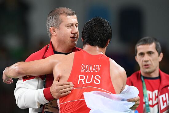 2016 Summer Olympics. Freestyle wrestling. Men. Day Two
