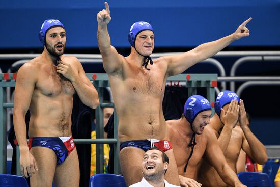 2016 Summer Olympics. Water polo. Men. Finals