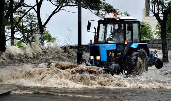 Heavy showers in Vladidostok