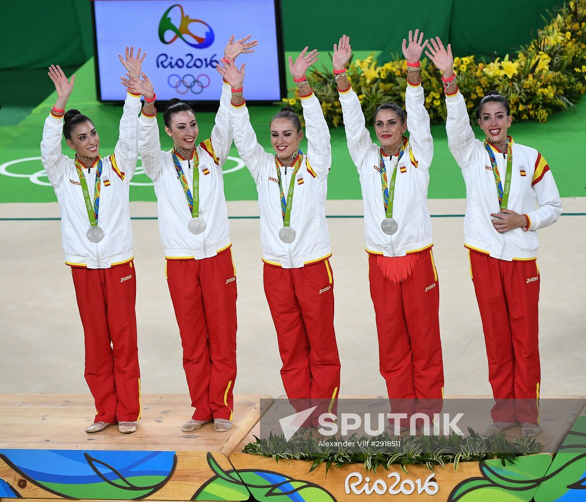 2016 Summer Olympics. Rhythmic gymnastics. Group all-around. Finals