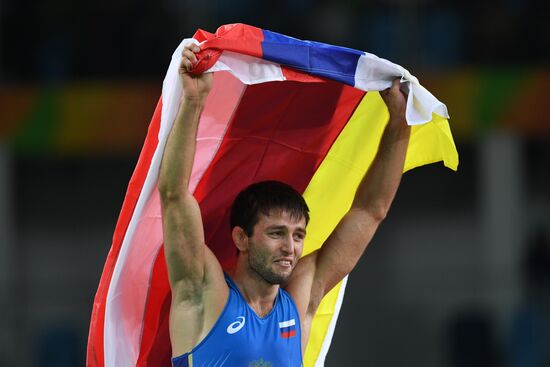 2016 Summer Olympics. Men's freestyle wrestling. Day Three