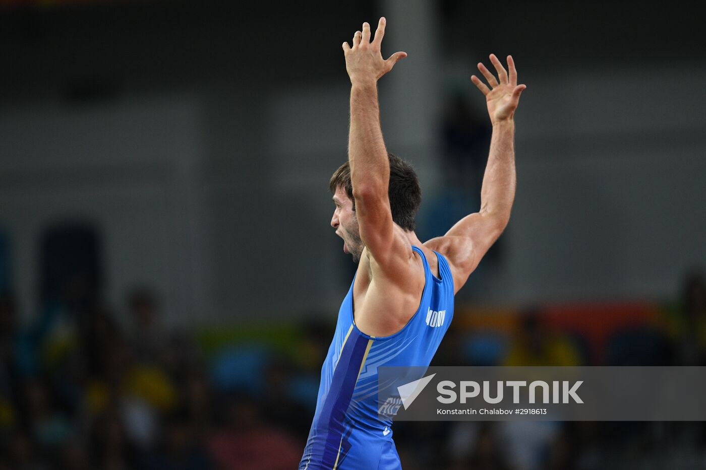 2016 Summer Olympics. Men's freestyle wrestling. Day Three