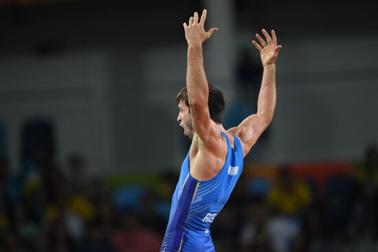 2016 Summer Olympics. Men's freestyle wrestling. Day Three