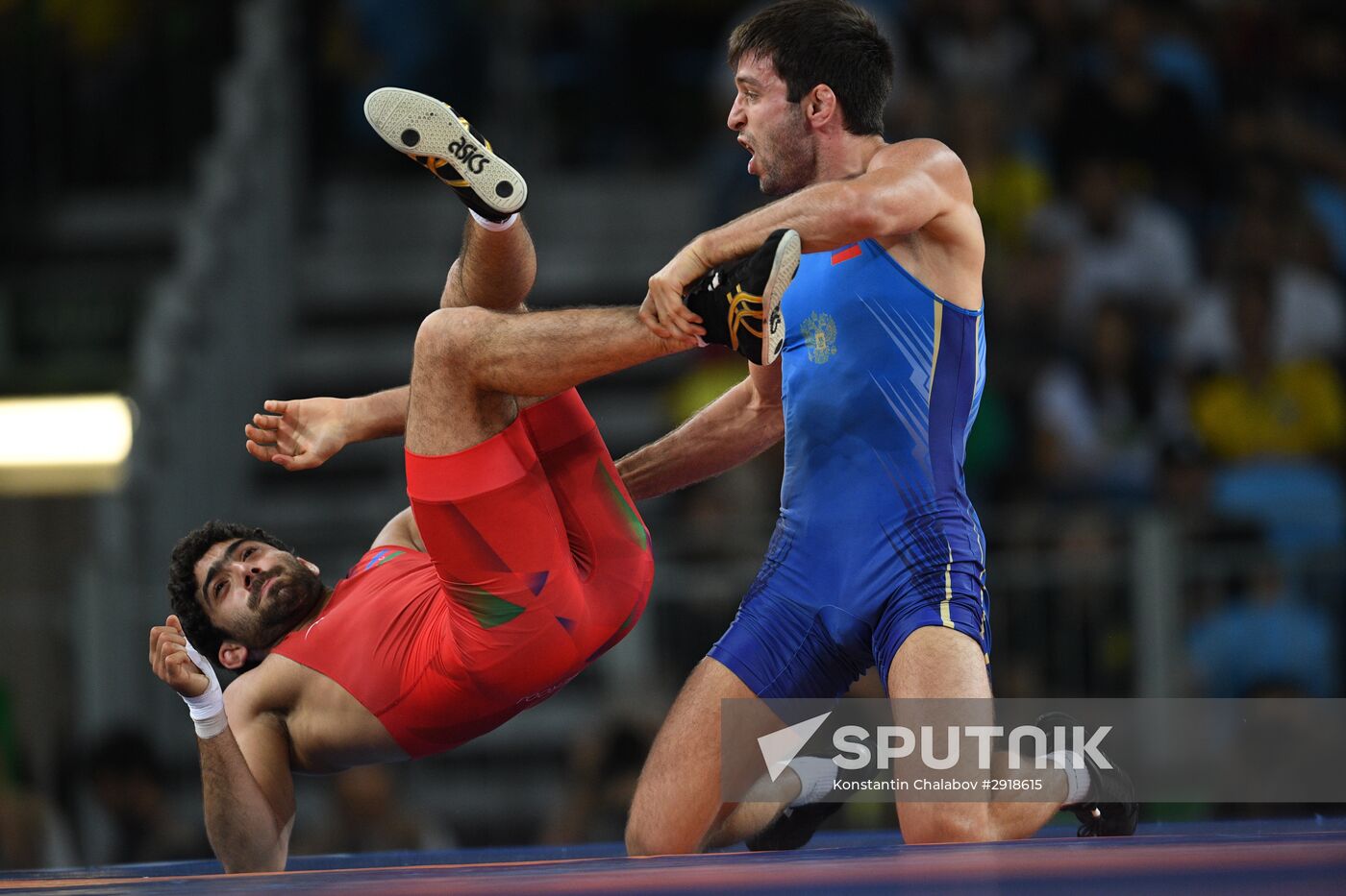 2016 Summer Olympics. Men's freestyle wrestling. Day Three