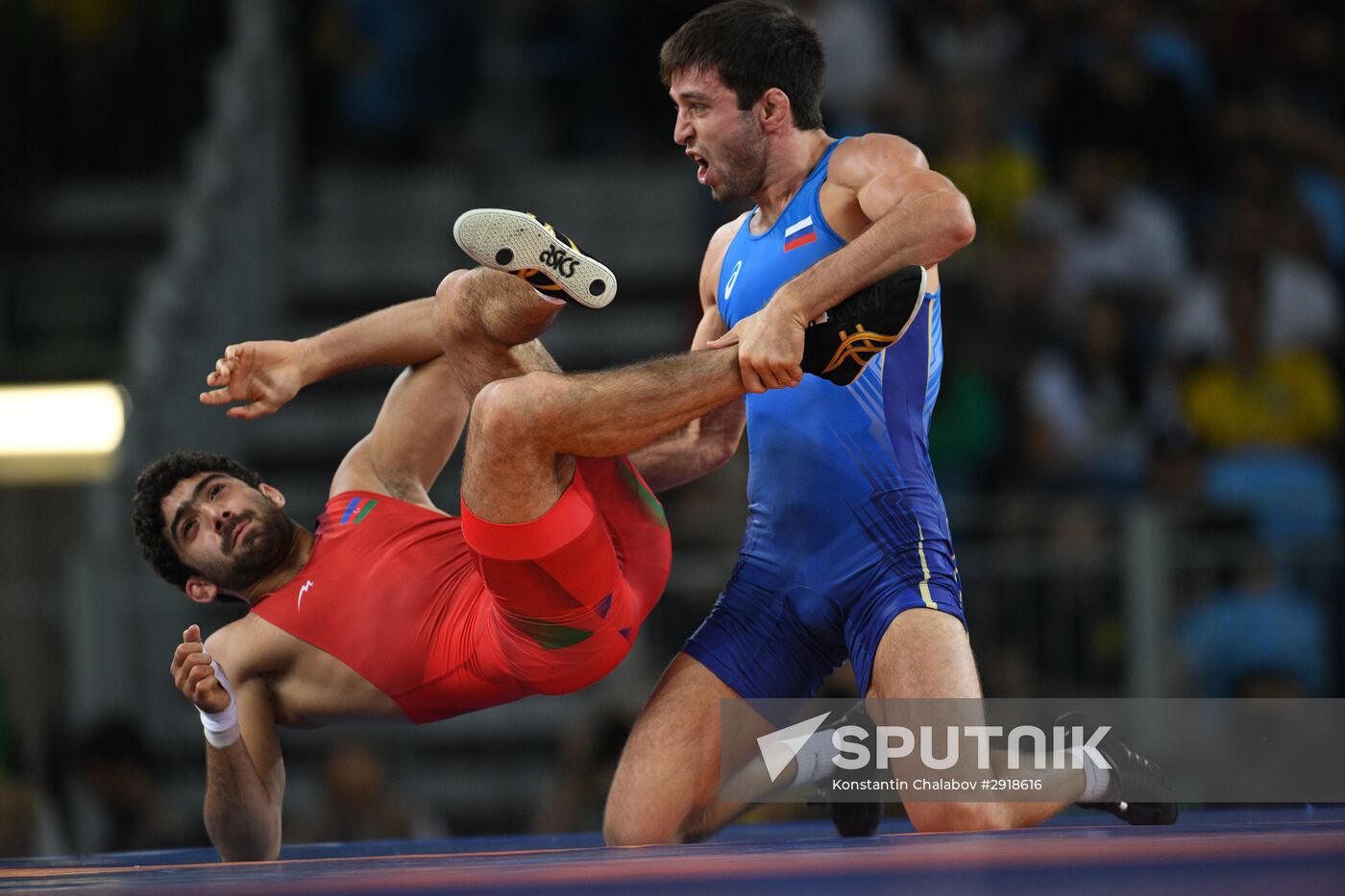 2016 Summer Olympics. Men's freestyle wrestling. Day Three