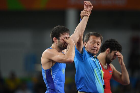 2016 Summer Olympics. Men's freestyle wrestling. Day Three