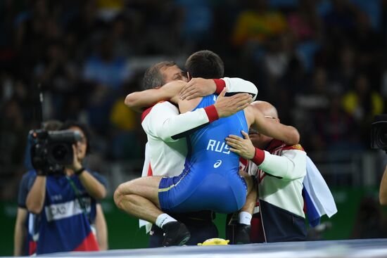 2016 Summer Olympics. Men's freestyle wrestling. Day Three